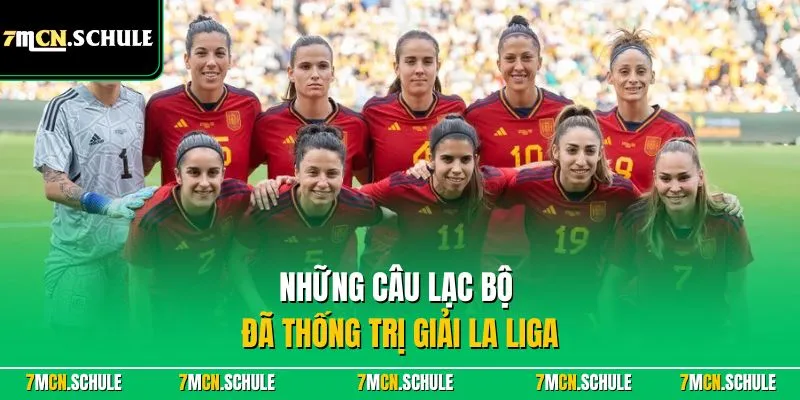 VĐQG Tây Ban Nha – Toàn Cảnh Vô Địch La Liga Mới 2026 8 Những câu lạc bộ đã thống trị giải La Liga