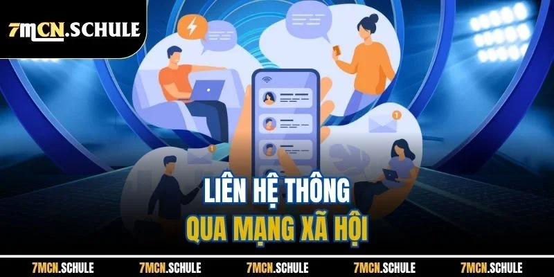 Liên hệ thông qua mạng xã hội 