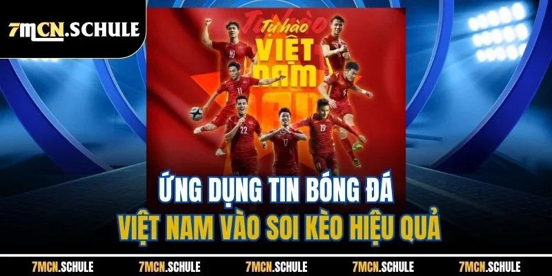 Ứng dụng tin bóng đá Việt Nam vào soi kèo hiệu quả